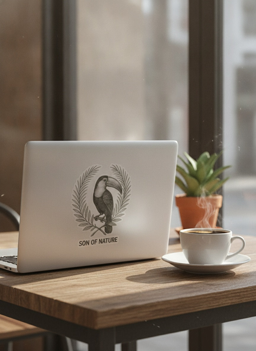 Toucan Sticker in use, Son of Nature