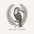 Toucan Sticker, Son of Nature transparent sticker