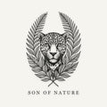 Jaguar Sticker, Son of Nature transparent sticker