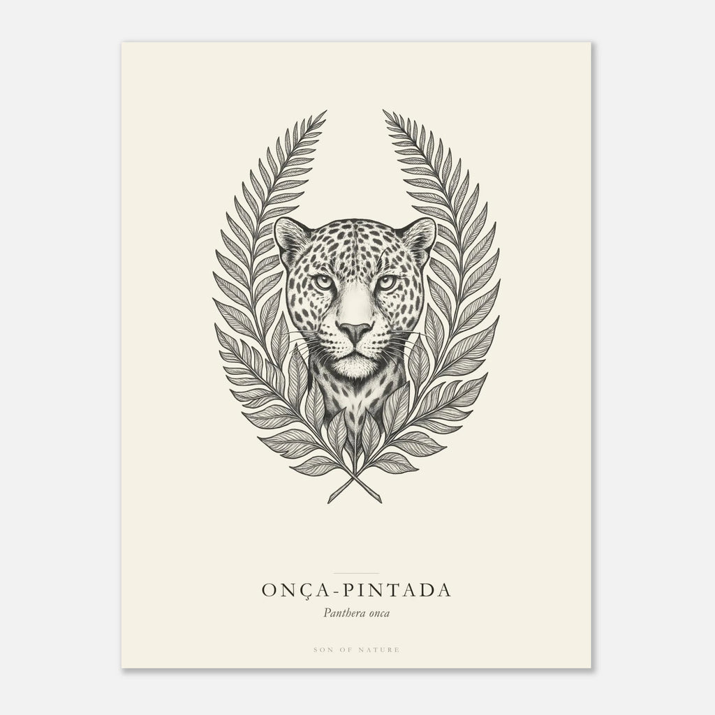 Jaguar fine art print on archival paper, unframed