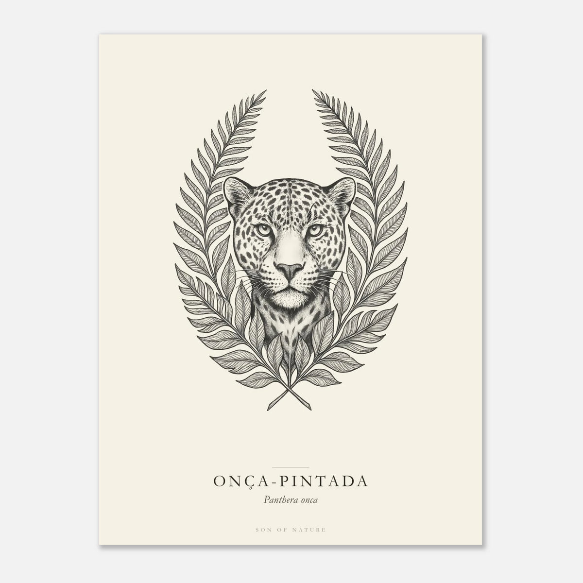 Jaguar fine art print on archival paper, unframed